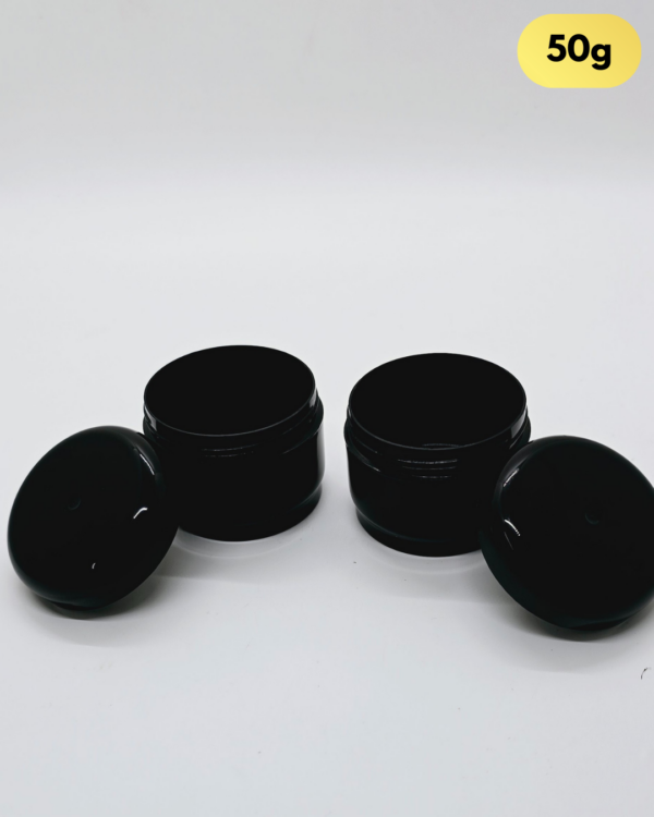 50g Single Wall Black Cream Jar