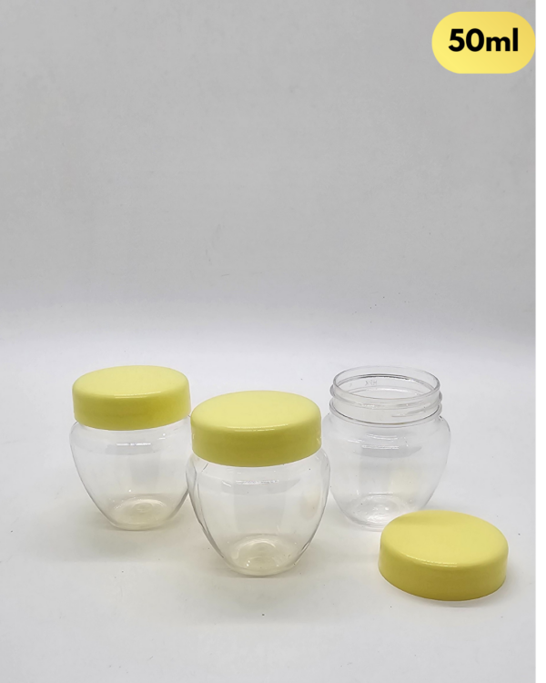 50ml Pot Jar (Yellow Cap)